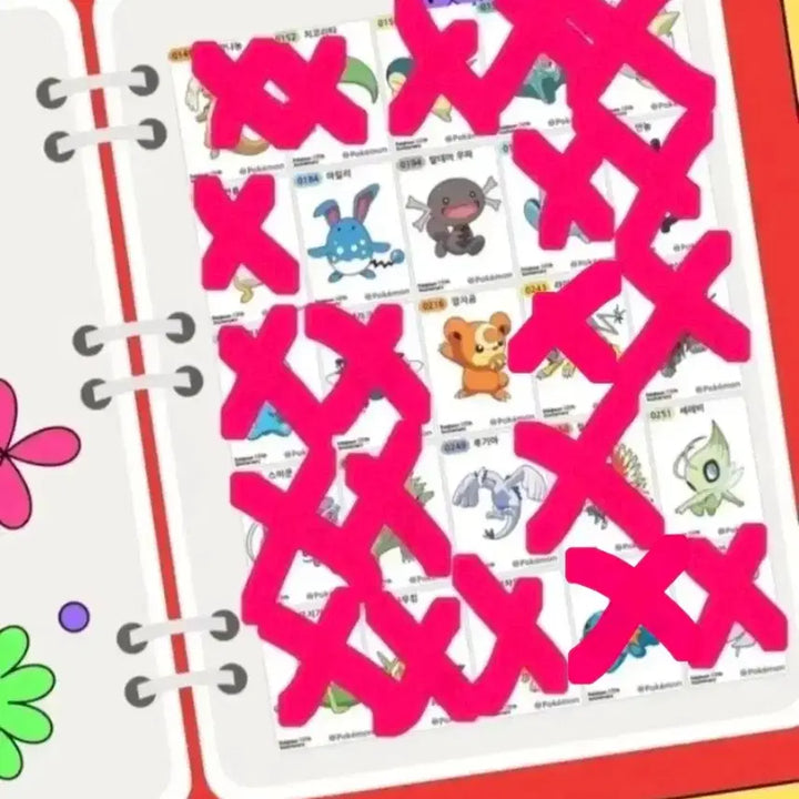 [BUNJANG] Pokemon Sticker Collection Book / 교환 포켓몬 시즌5 띠부씰 띠부씰