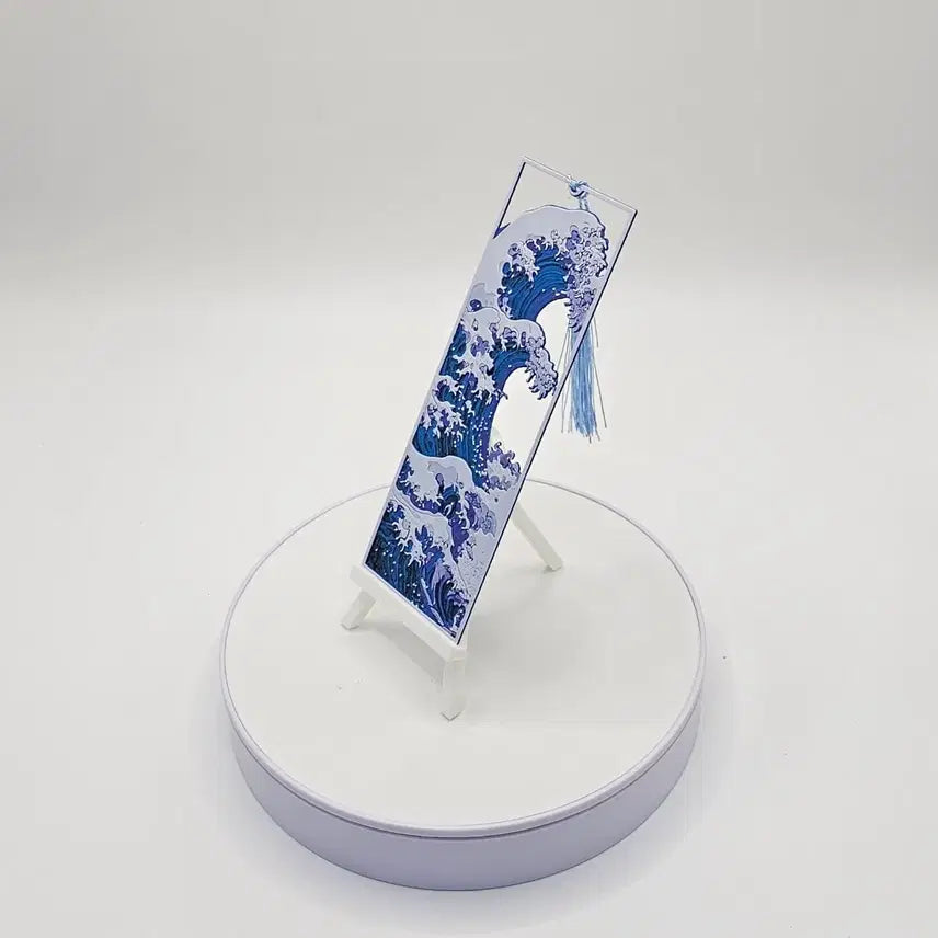 [SOLD OUT] [3D 메모리 아트] 미니어처 파도 책갈피