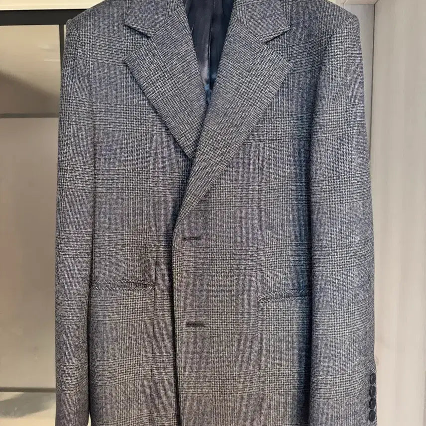 [BUNJANG] Wooyoungmi 21FW Checkered Jacket / 우영미 21fw 메인체크 자켓 팝니다