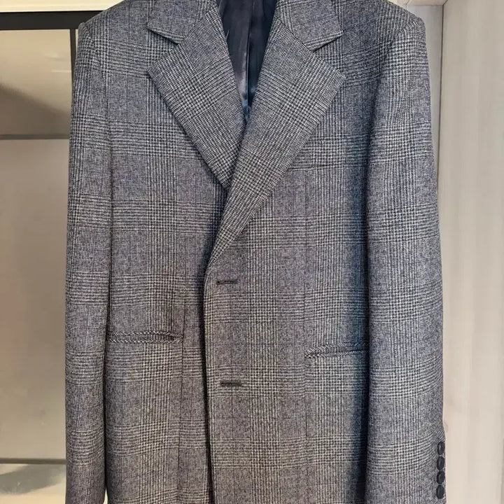 [BUNJANG] Wooyoungmi 21FW Checkered Jacket / 우영미 21fw 메인체크 자켓 팝니다