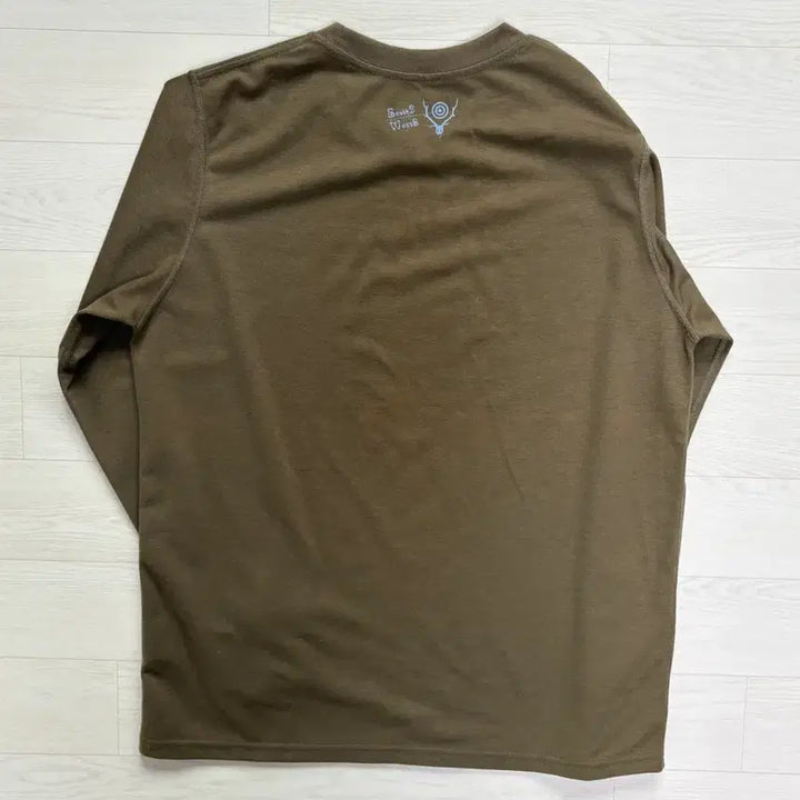 [BUNJANG] Nam Isseopal Long Sleeve T-shirt Olive / 남이서팔 롱슬리브