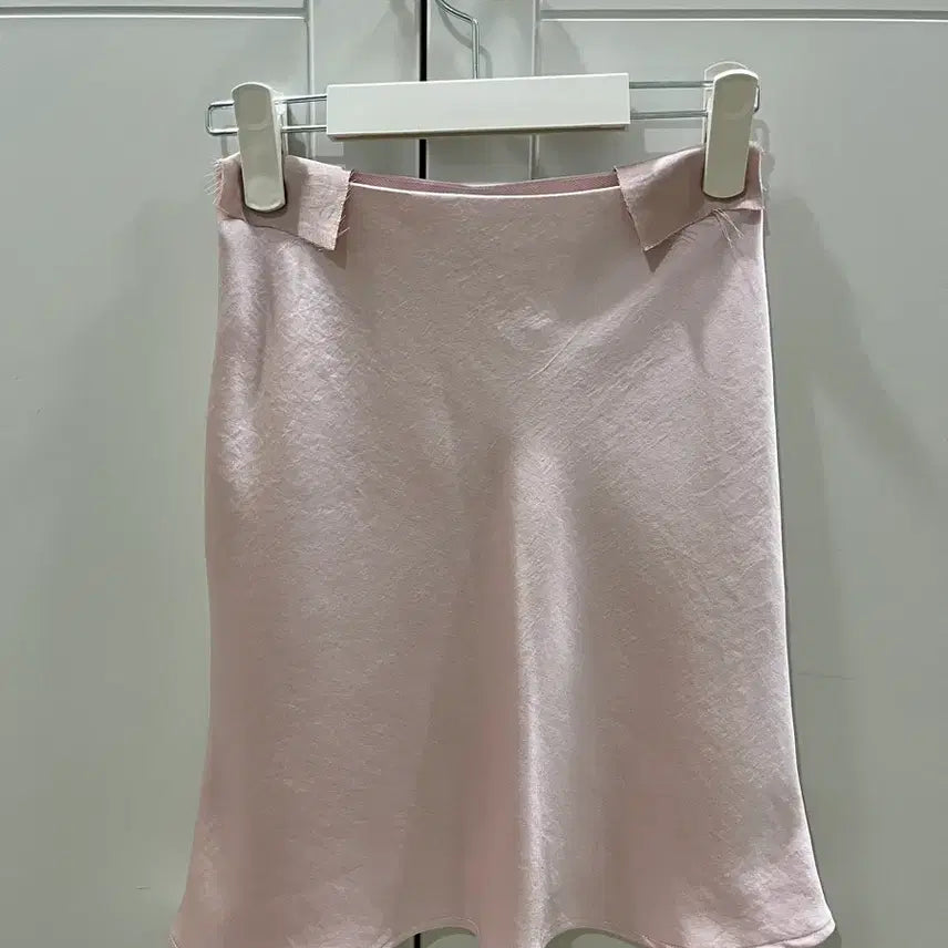 [BUNJANG] TUDMENT Satin Mini Skirt Pink / 튜드먼트 새틴 스커트 핑크