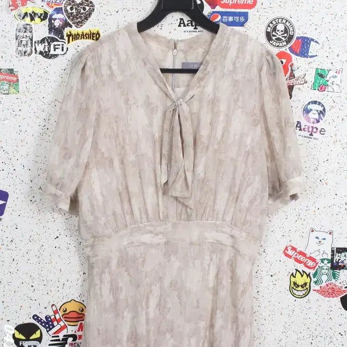 [BUNJANG] Le Blanc Watercolor Long Dress - Women&