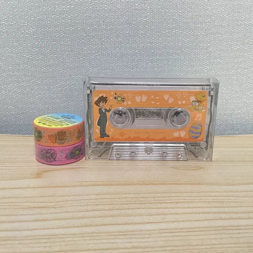 [BUNJANG] Digimon Symphony Masking Tape Dispenser &amp; Tapes (Sealed Bundle Set) / 디지몬 심포니 마스킹테이프 디스펜서 태일 나리 미개봉 일괄