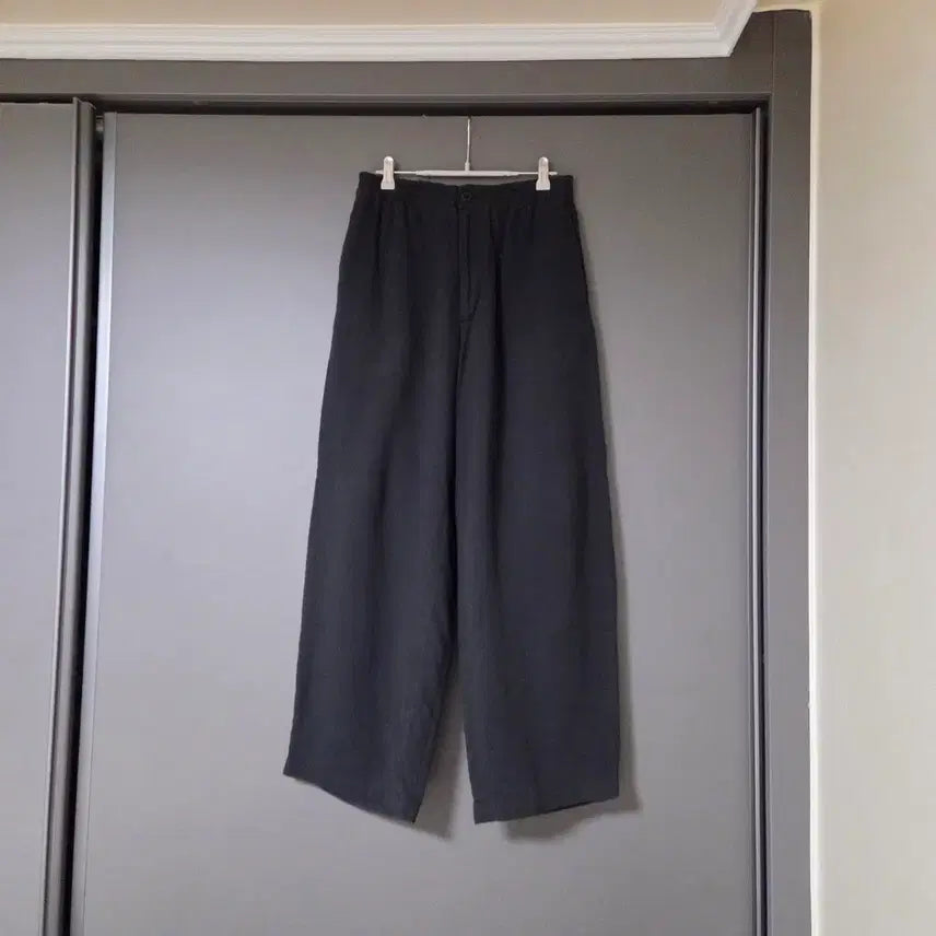 [BUNJANG] Brown Yak Easy Pants Black / [3] 브라운야드 이지팬츠 블랙 / 밴딩 브야 니트 팬츠