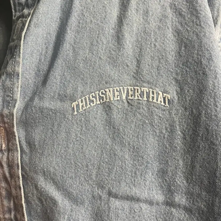 [BUNJANG] thisisneverthat Denim Shirt / 디스이즈네버댓 데님 셔츠