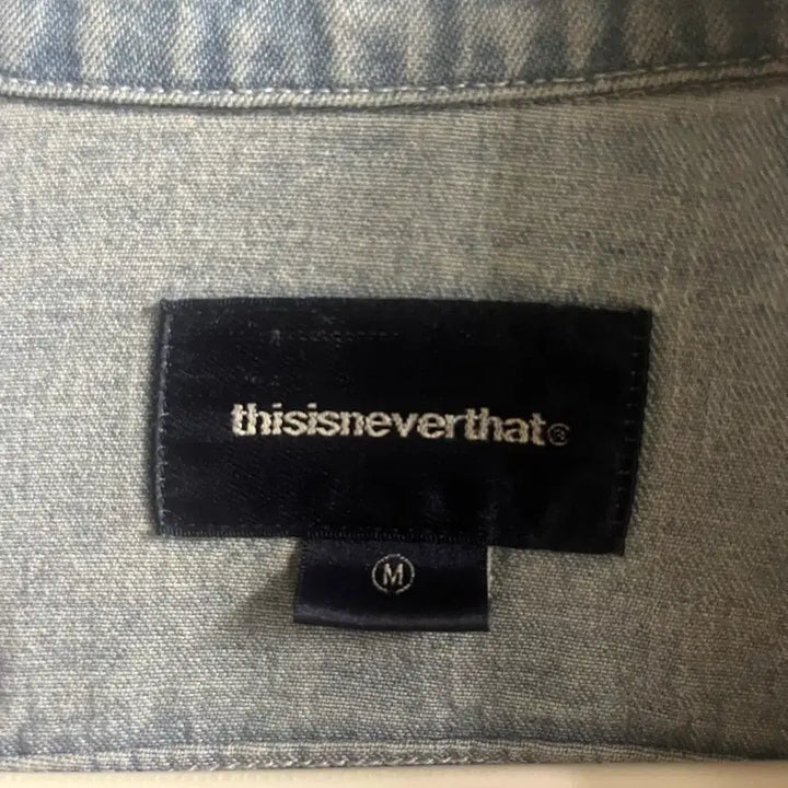 [BUNJANG] thisisneverthat Denim Shirt / 디스이즈네버댓 데님 셔츠