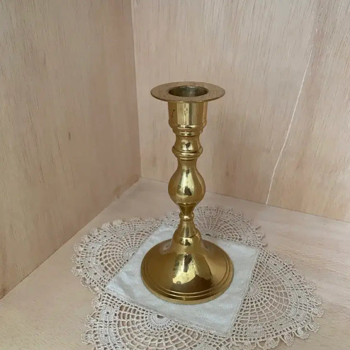 [BUNJANG] Vintage Brass Candlestick Holder / 빈티지 브라스 촛대