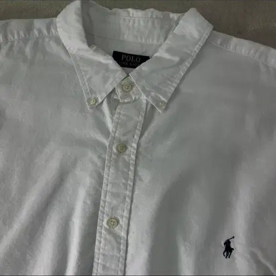 [SOLD OUT] 폴로 랄프로렌 신형라벨 화이트 셔츠 3XL