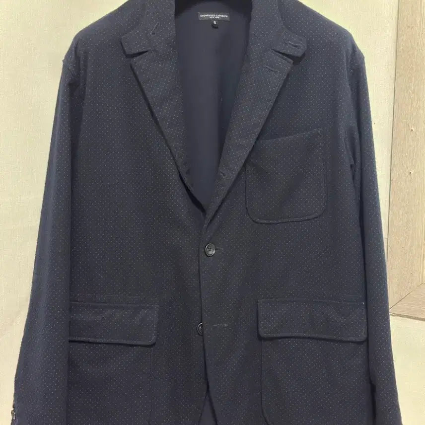 [BUNJANG] Engineered Garments Reuter Jacket Dark Navy Dot S / 엔지니어드 가먼츠 22FW 로이터 자켓: 다크 네이비(도트) / S