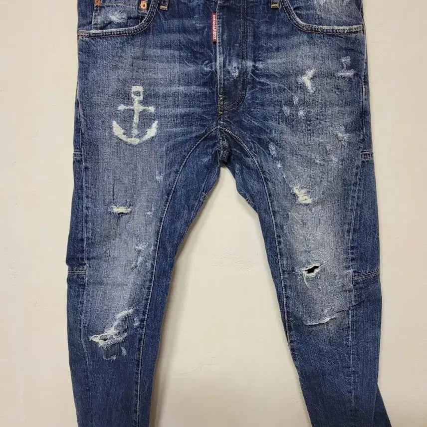 [BUNJANG] DSQUARED2 Anchor Denim Jeans / 디스퀘어드2 앵커 데님 청바지