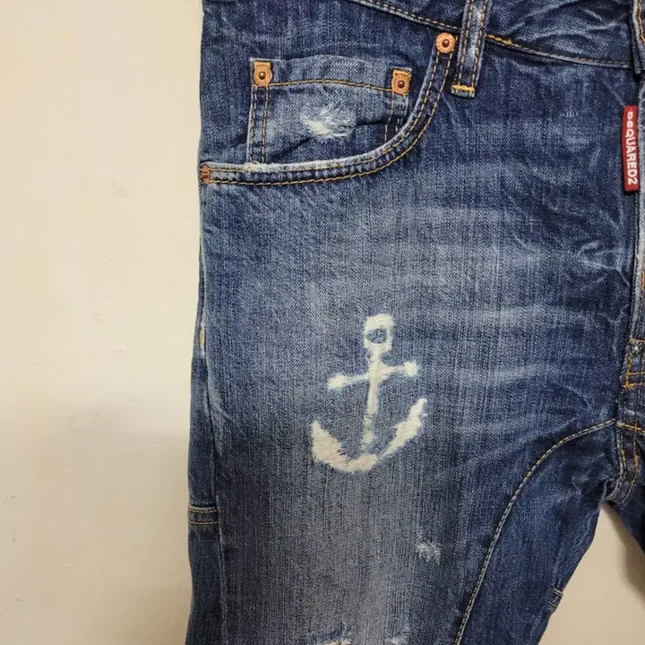 [BUNJANG] DSQUARED2 Anchor Denim Jeans / 디스퀘어드2 앵커 데님 청바지