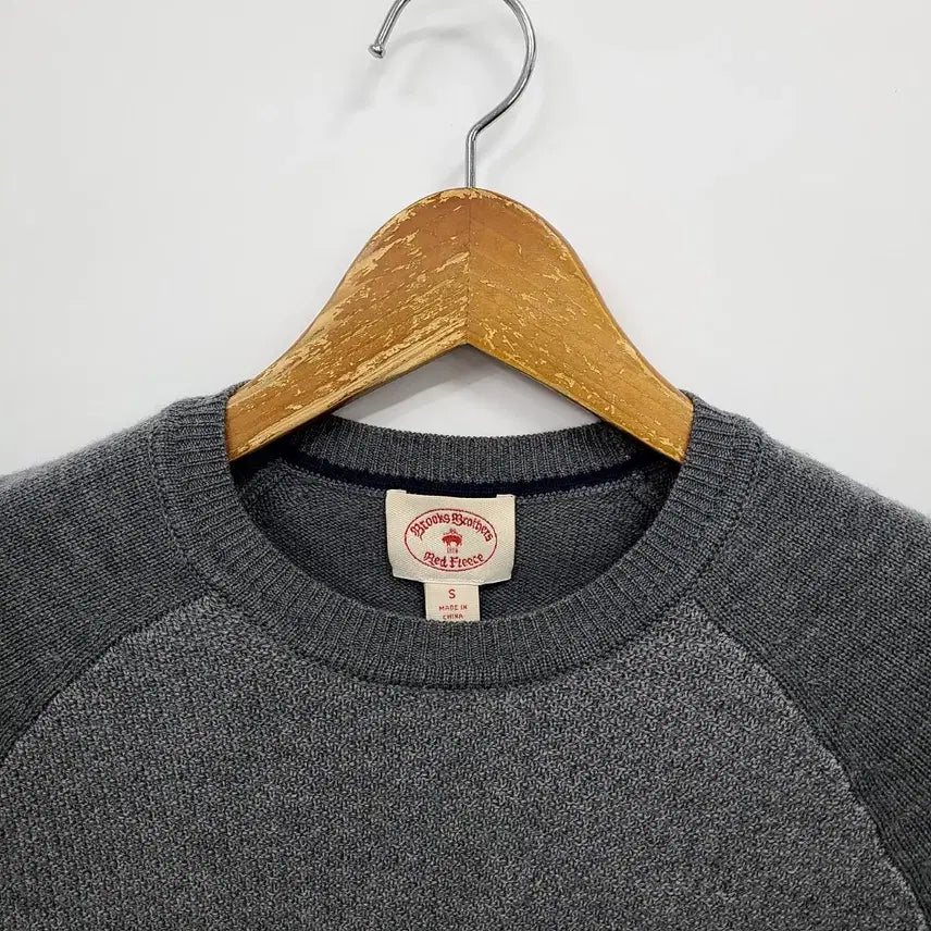 [BUNJANG] Brooks Brothers Grey Wool Knit Sweater Size S / 브룩스 브라더스 그레이 울니트/S/앨리스/1032