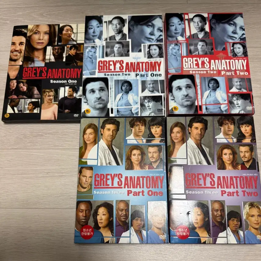 [BUNJANG] 메디컬 미드 그레이 아나토미 시즌 1-3 DVD 세트 / 메디컬 미드 그레이 아나토미 시즌 1-3 DVD 세트