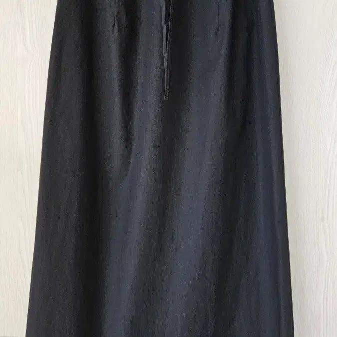 [BUNJANG] High-Quality Summer Long Skirt / S고퀄 바스락 롱스커트 여름 블랙
