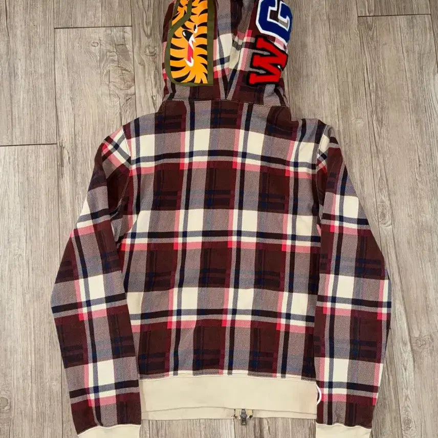 [BUNJANG] BAPE Check Sacai Hoodie Zip-Up Women&