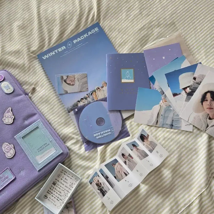 [BUNJANG] BTS 방탄소년단 윈터패키지 2020 버젼 뷔 포카 지민 프레임 포함 / BTS 방탄소년단 DVD 윈터패키지 2020  뷔 포카 지민 프레임 포함