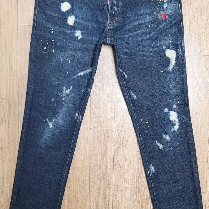 [BUNJANG] DSQUARED2 Ice Painting Jeans / 정품 디스퀘어드 아이스 페인팅 청바지 52 54