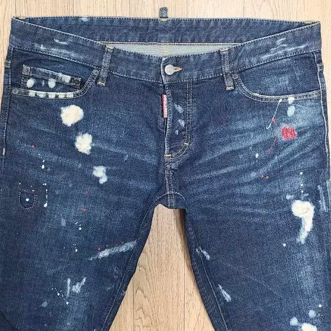 [BUNJANG] DSQUARED2 Ice Painting Jeans / 정품 디스퀘어드 아이스 페인팅 청바지 52 54