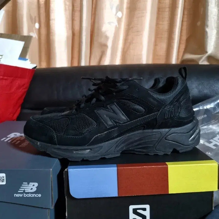 [BUNJANG] New Balance 878 Triple Black Sneakers / 뉴발란스 878 트리플블랙 280