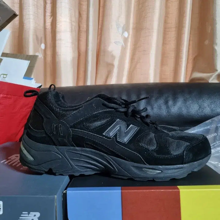 [BUNJANG] New Balance 878 Triple Black Sneakers / 뉴발란스 878 트리플블랙 280