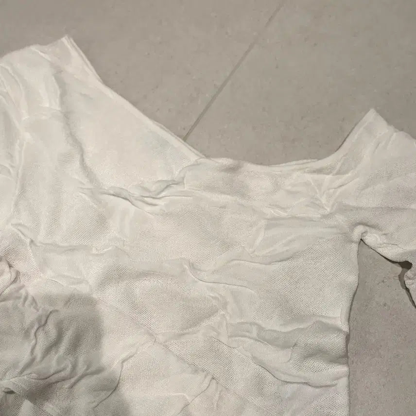 [BUNJANG] ZARA One Shoulder Ruffle Sleeveless Top / 자라 원숄더 러플 슬리브리스