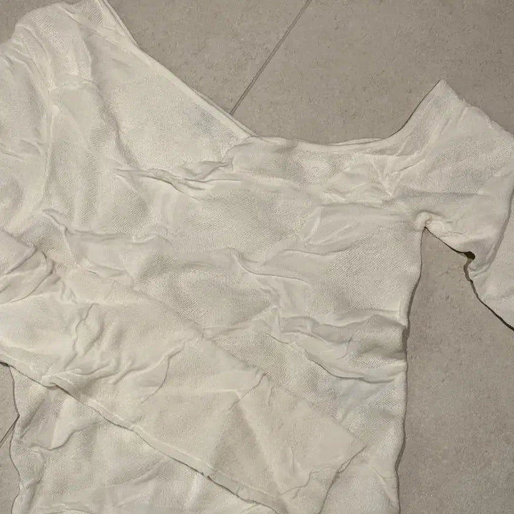 [BUNJANG] ZARA One Shoulder Ruffle Sleeveless Top / 자라 원숄더 러플 슬리브리스