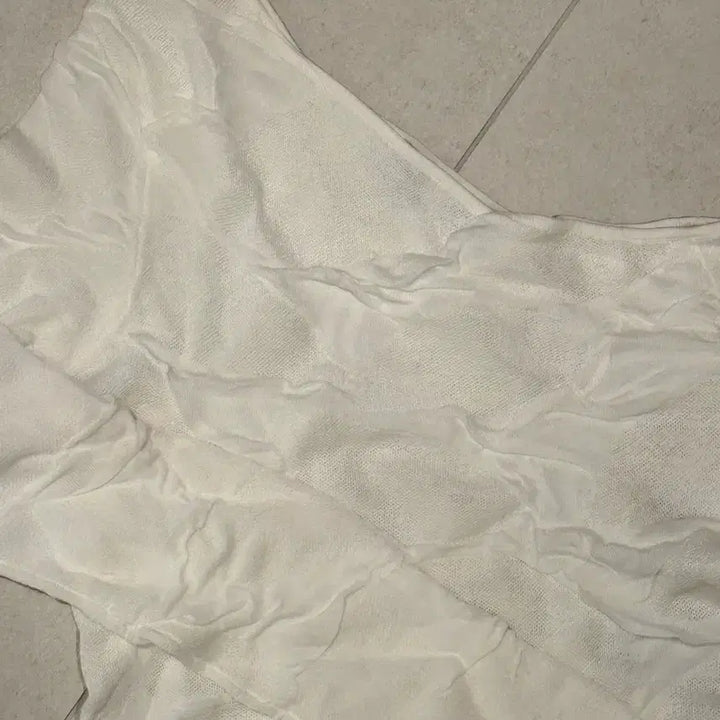 [BUNJANG] ZARA One Shoulder Ruffle Sleeveless Top / 자라 원숄더 러플 슬리브리스