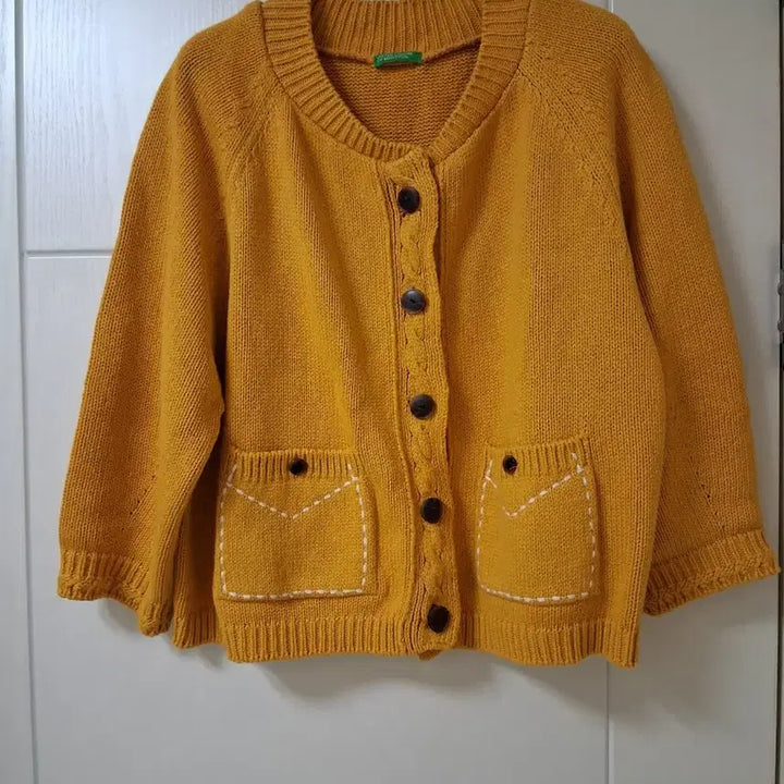 [BUNJANG] Mustard Cable Knit Cardigan / 머스타드 꽈배기 니트 가디건(26신상)