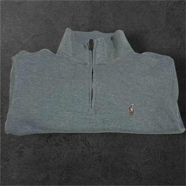 [BUNJANG] Polo Ralph Lauren Half-Zip Sweatshirt / 폴로 랄프로렌 하프집업 스웨트셔츠