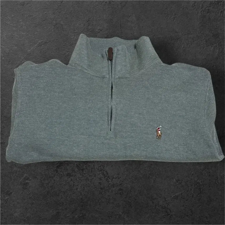 [BUNJANG] Polo Ralph Lauren Half-Zip Sweatshirt / 폴로 랄프로렌 하프집업 스웨트셔츠