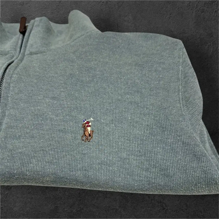[BUNJANG] Polo Ralph Lauren Half-Zip Sweatshirt / 폴로 랄프로렌 하프집업 스웨트셔츠