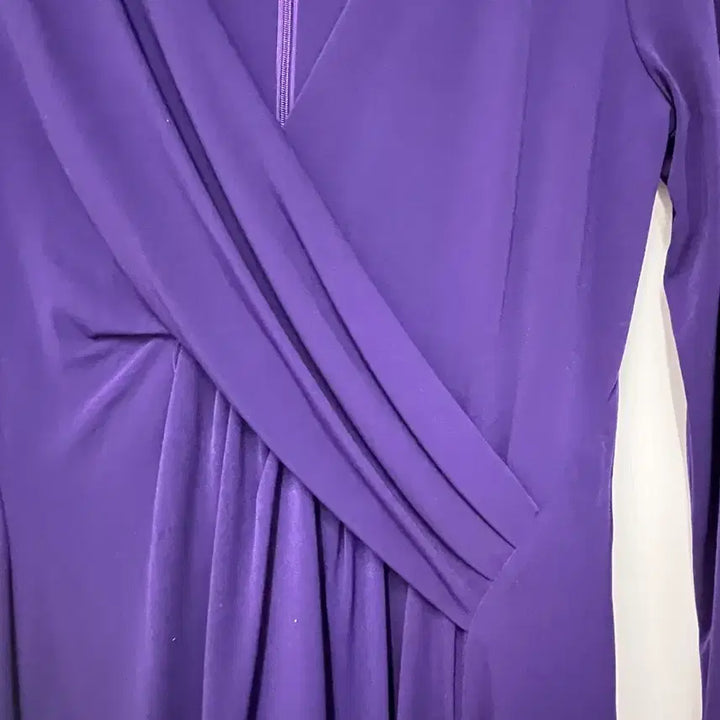 [BUNJANG] Tahari Purple Wrap Dress XS / 타하리 퍼플 원피스 xs