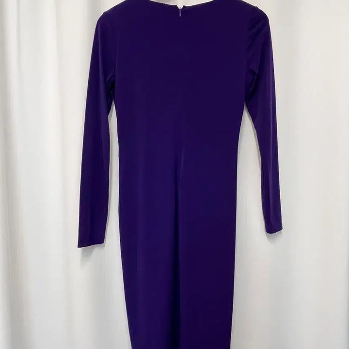 [BUNJANG] Tahari Purple Wrap Dress XS / 타하리 퍼플 원피스 xs