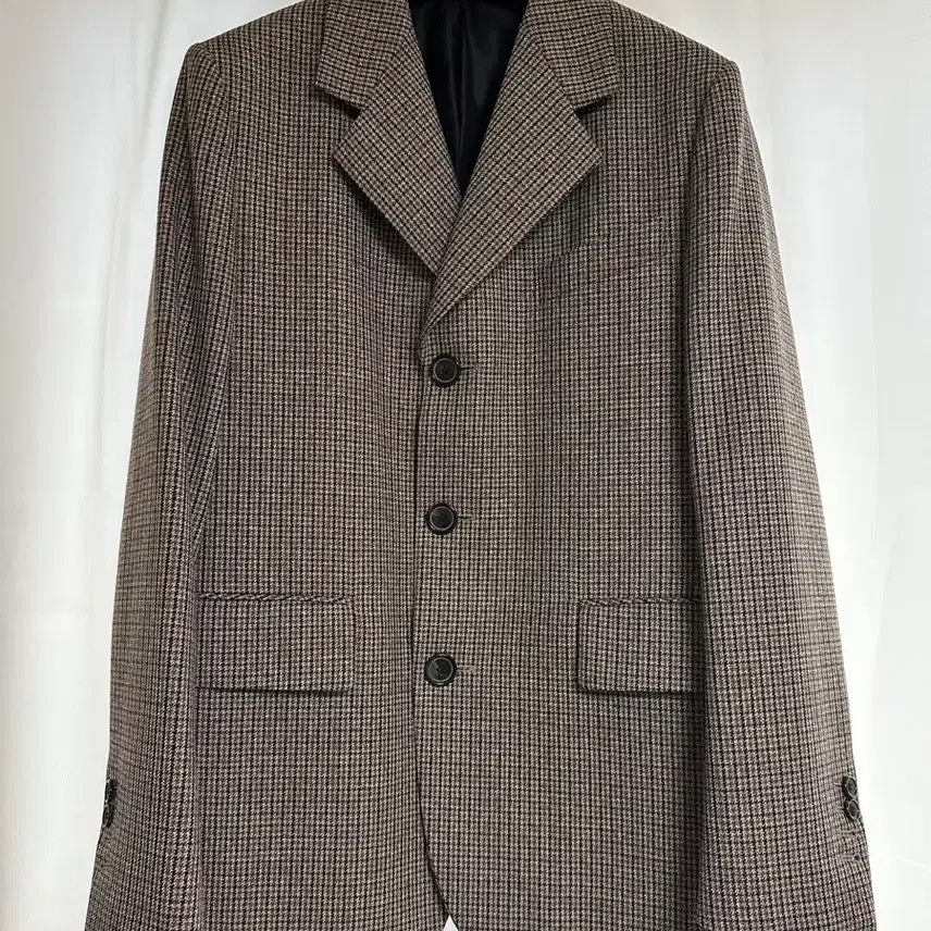 [BUNJANG] Solid Homme Check Pattern Jacket / 솔리드옴므 체크자켓(46)
