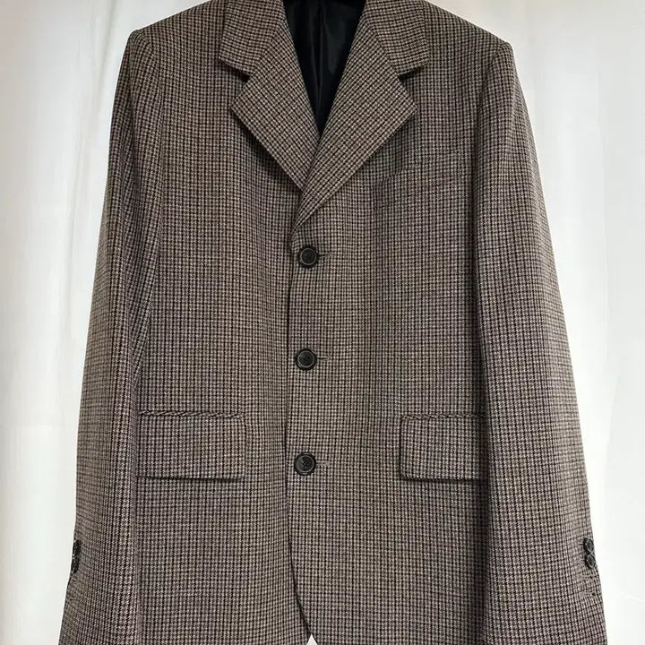 [BUNJANG] Solid Homme Check Pattern Jacket / 솔리드옴므 체크자켓(46)