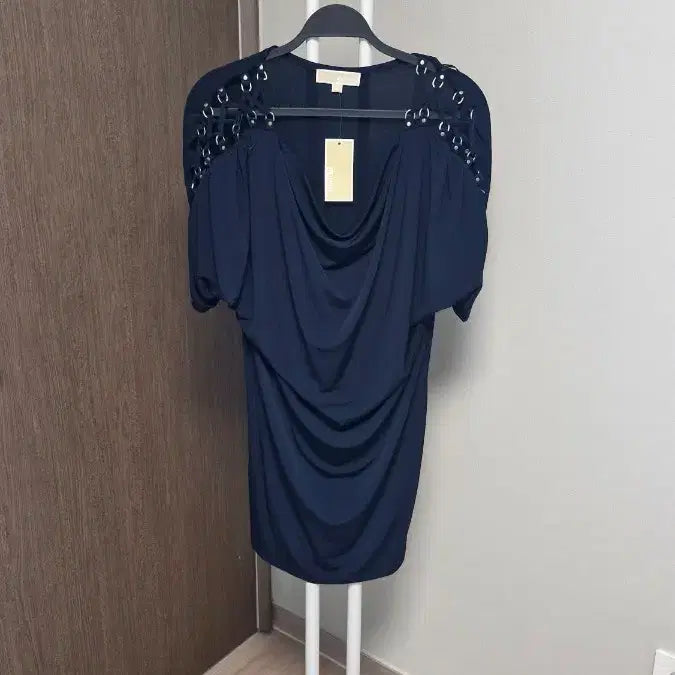 [BUNJANG] Michael Kors Navy Jersey Mini Dress Size S / [새제품] 마이클코어스(S) 네이비 저지 미니원피스