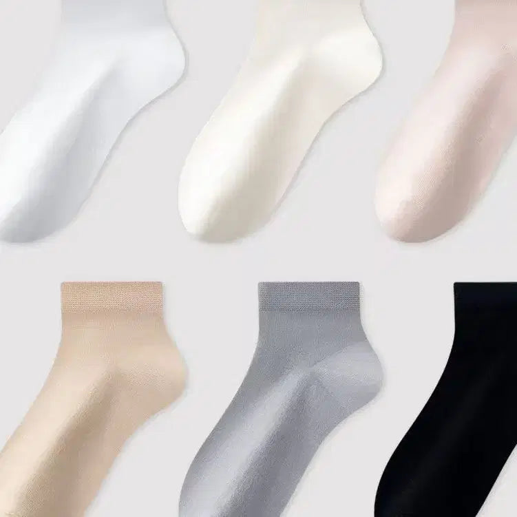 [BUNJANG] Basic Solid Color Socks Set / 무지 기본 단색 양말 세트
