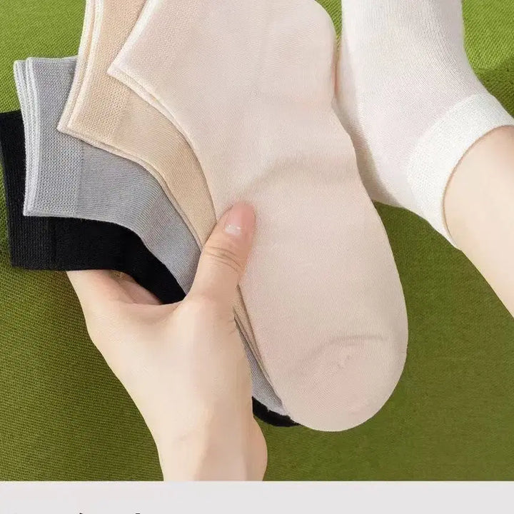 [BUNJANG] Basic Solid Color Socks Set / 무지 기본 단색 양말 세트