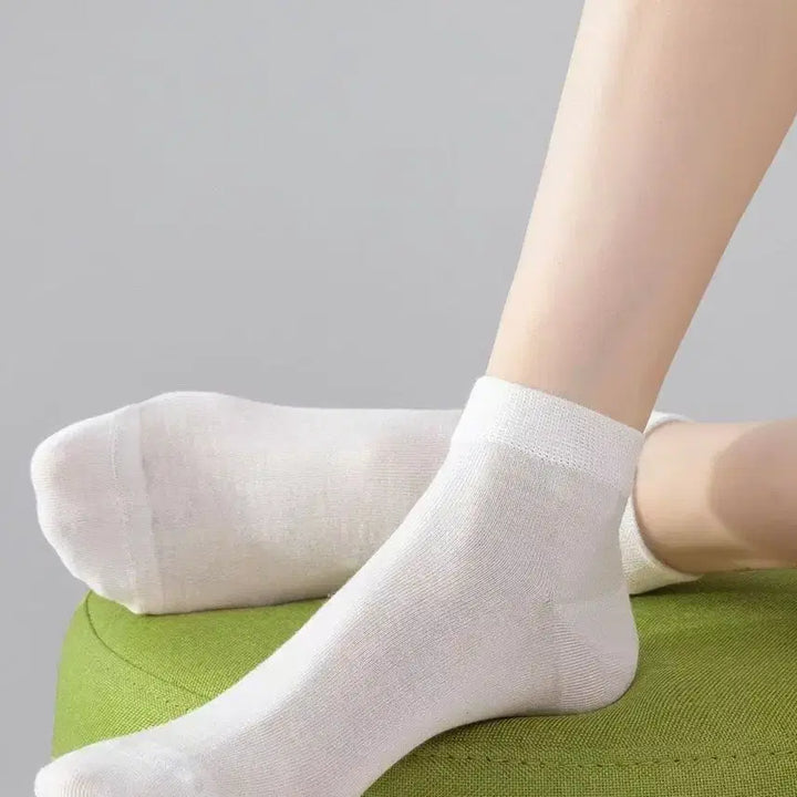 [BUNJANG] Basic Solid Color Socks Set / 무지 기본 단색 양말 세트