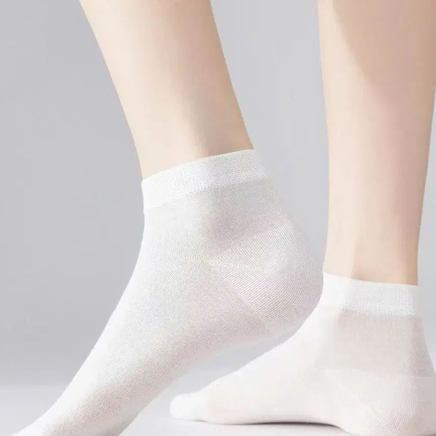 [BUNJANG] Basic Solid Color Socks Set / 무지 기본 단색 양말 세트