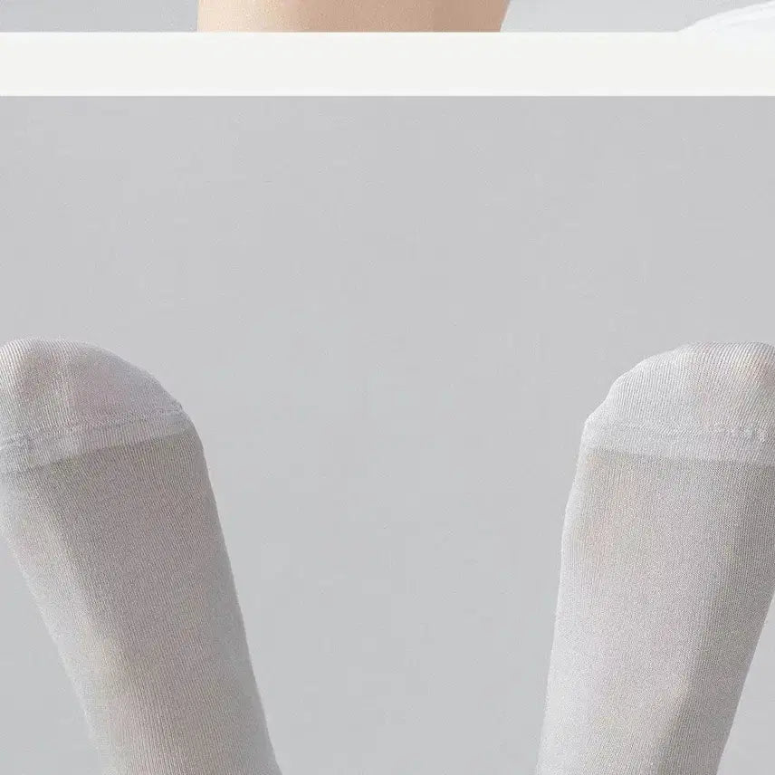 [BUNJANG] Basic Solid Color Socks Set / 무지 기본 단색 양말 세트