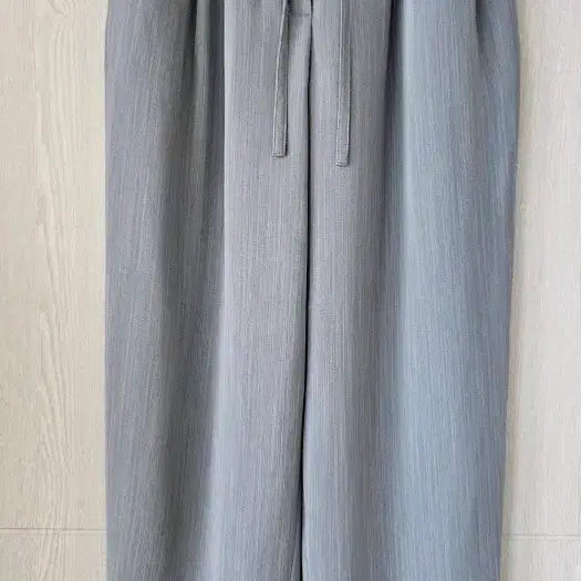 [BUNJANG] High-Quality Baggy Fit High-Waist Slacks - Gray / S 고퀄 배기핏 슬랙스 새옷