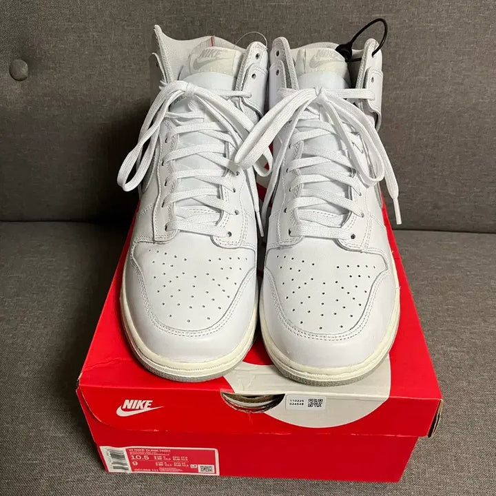 [BUNJANG] Nike Dunk Low All White Sneakers / 나이키 덩크 로우 올화이트 새상품