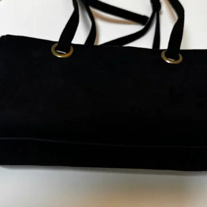 [BUNJANG] ELNOI Black Suede Shoulder Bag / ELNOI 엘노이 - 블랙 스웨이드 숄더백