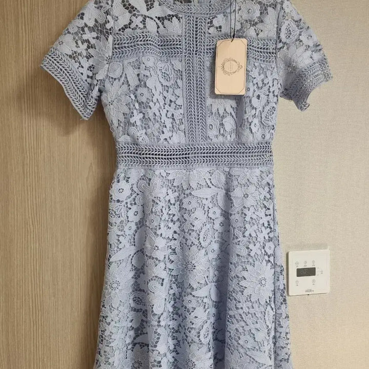 [BUNJANG] Milkcocoa Lace Dress (Sky Blue, Small) / 밀크코코아 레이스원피스 택달린 새상품