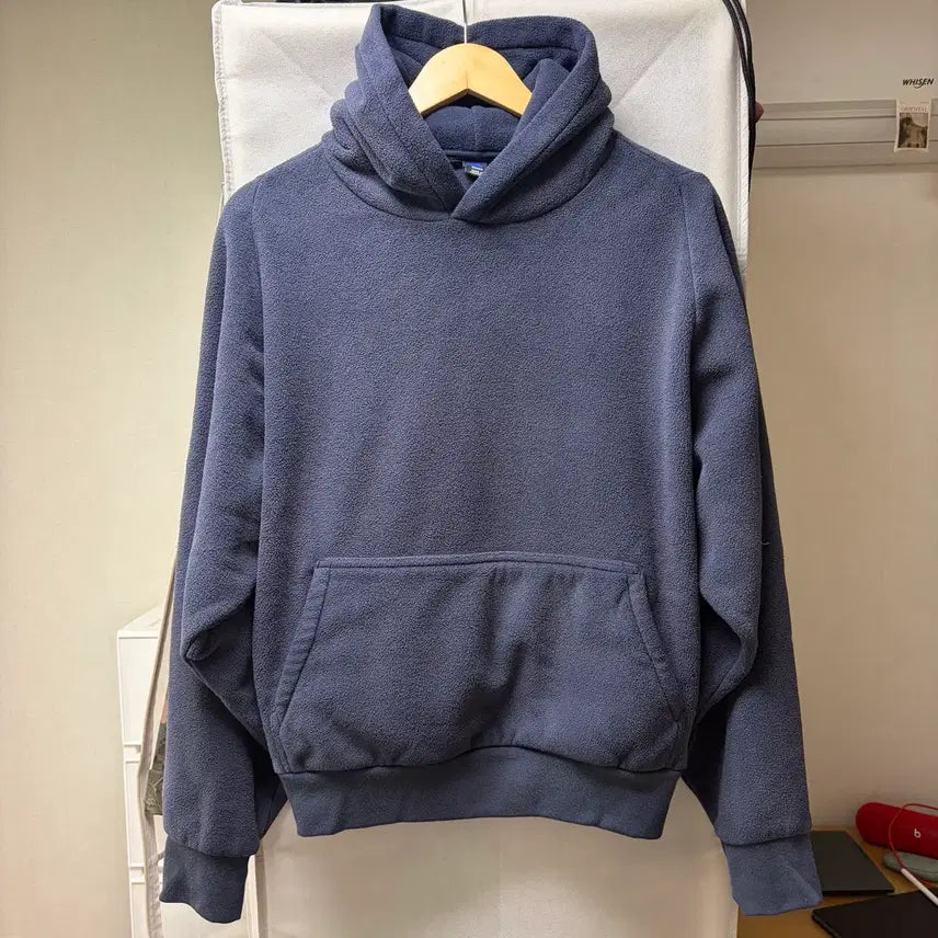 [BUNJANG] EasyGap Polar Fleece Hoodie Navy / 이지갭 폴라플리스 후디 네이비