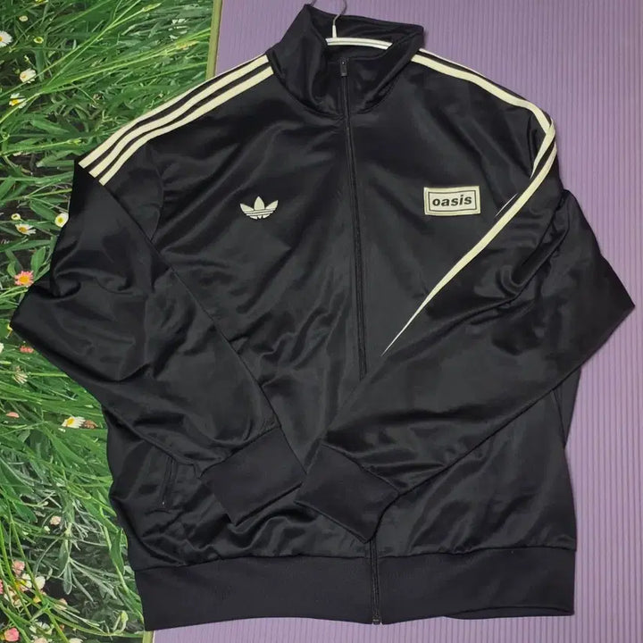 [BUNJANG] Adidas Oasis Tour Firebird Track Top (Black) - 2XL / 아디다스 오아시스 투어 파이어버드 트랙탑 블랙 2XL사이즈 (UK)