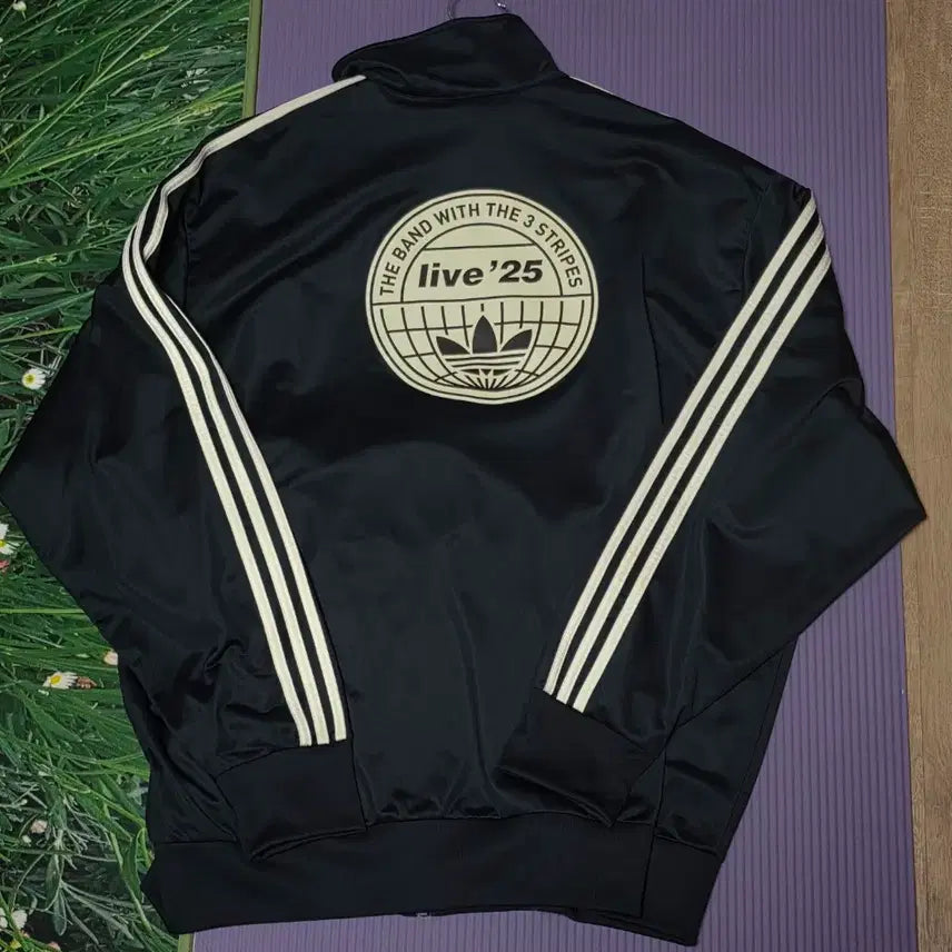 [BUNJANG] Adidas Oasis Tour Firebird Track Top (Black) - 2XL / 아디다스 오아시스 투어 파이어버드 트랙탑 블랙 2XL사이즈 (UK)