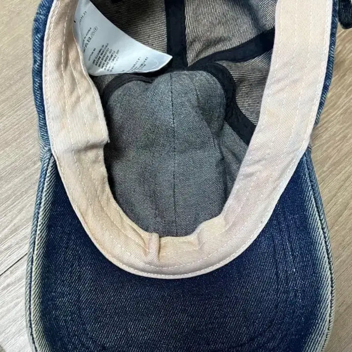 [BUNJANG] BLR Grunge Denim Cap Navy / BLR 비엘알 그런지 데님 캡 네이비